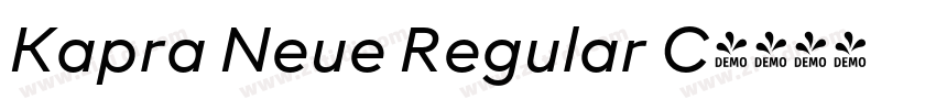 Kapra Neue Regular C字体转换
